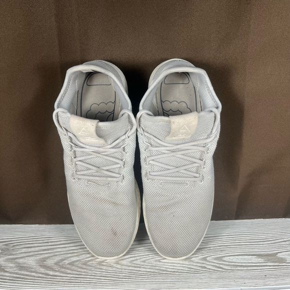 Adidas Pharrell Williams Hu Womens Tennis Shoes Gray Low Top Lace Up Size 8.5 - Picture 6 of 8